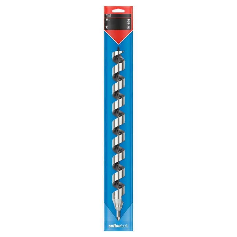 SUTTON 38.0MM X500MM 7/16INCH POWER GROOVE SHANK LONG SERIES DRILL BIT D5123800