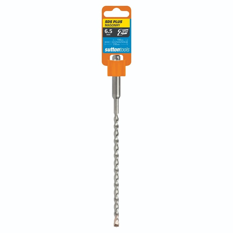 SUTTON 6.5X210MM 2-CUT SDS PLUS TCT MASONRY DRILL BIT D6140650