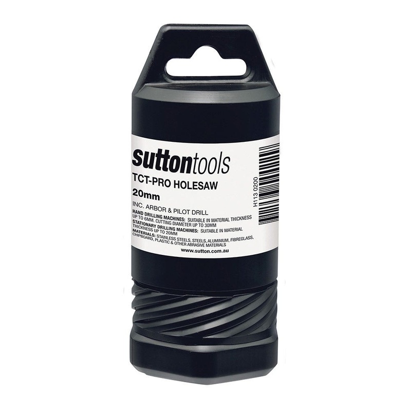 SUTTON 20MM TCT METAL HOLESAW W/ ARBOR – DEEP CUT H1130200