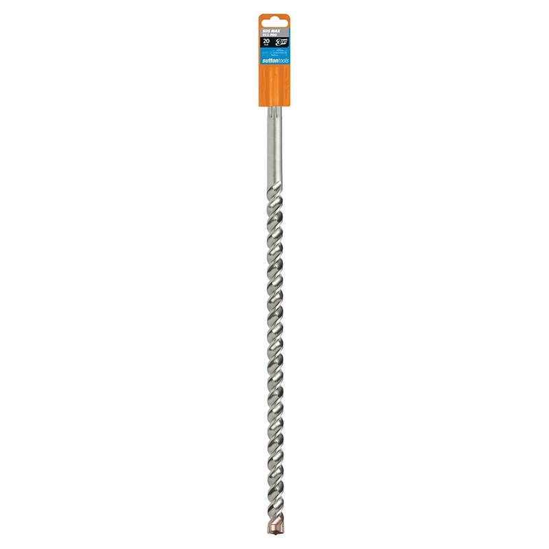 SUTTON 20X540MM 3-CUT REO PRO SDS-MAX TCT MASONRY DRILL BIT D6762000