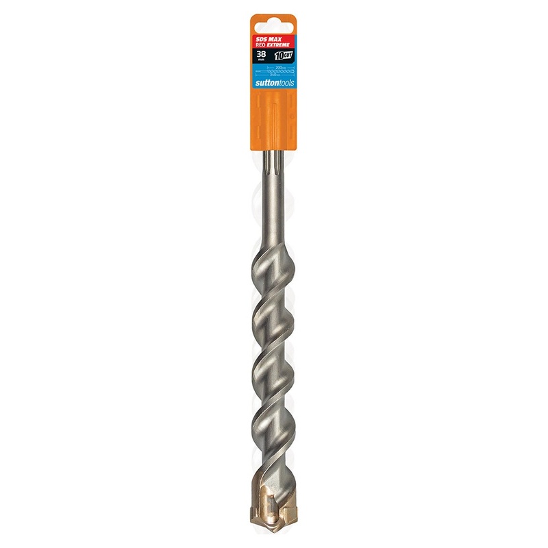 SUTTON 38X340MM 4-CUT EXTREME SDS-MAX TCT MASONRY DRILL BIT D6443800