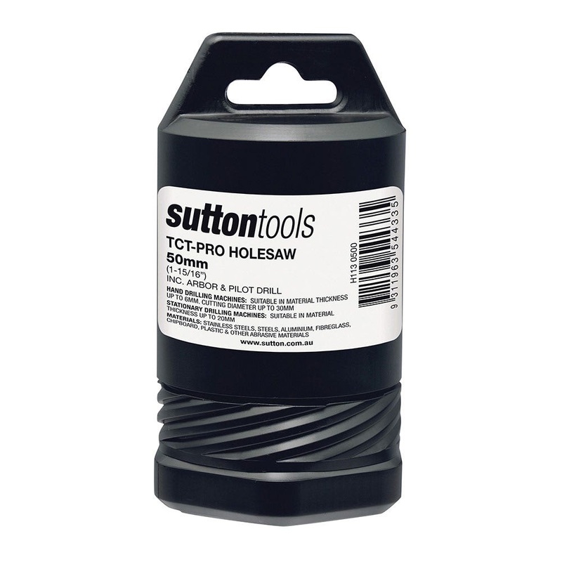 SUTTON 50MM TCT METAL HOLESAW W/ ARBOR – DEEP CUT H1130500