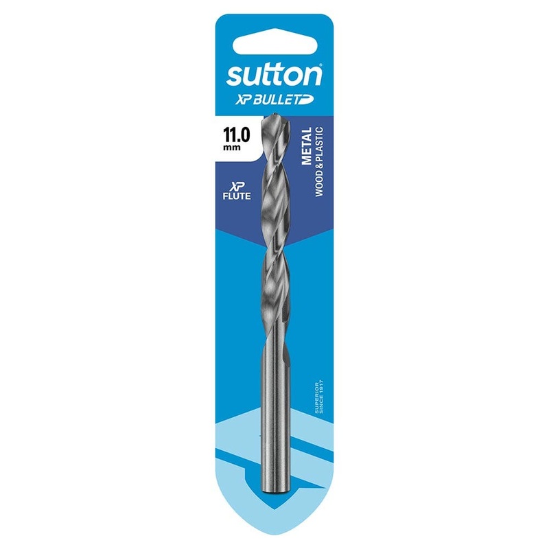 SUTTON 11MM X 142MM HSS BRIGHT XTREME PRECISION – XP BULLET JOBBER DRILL BIT D220H1100