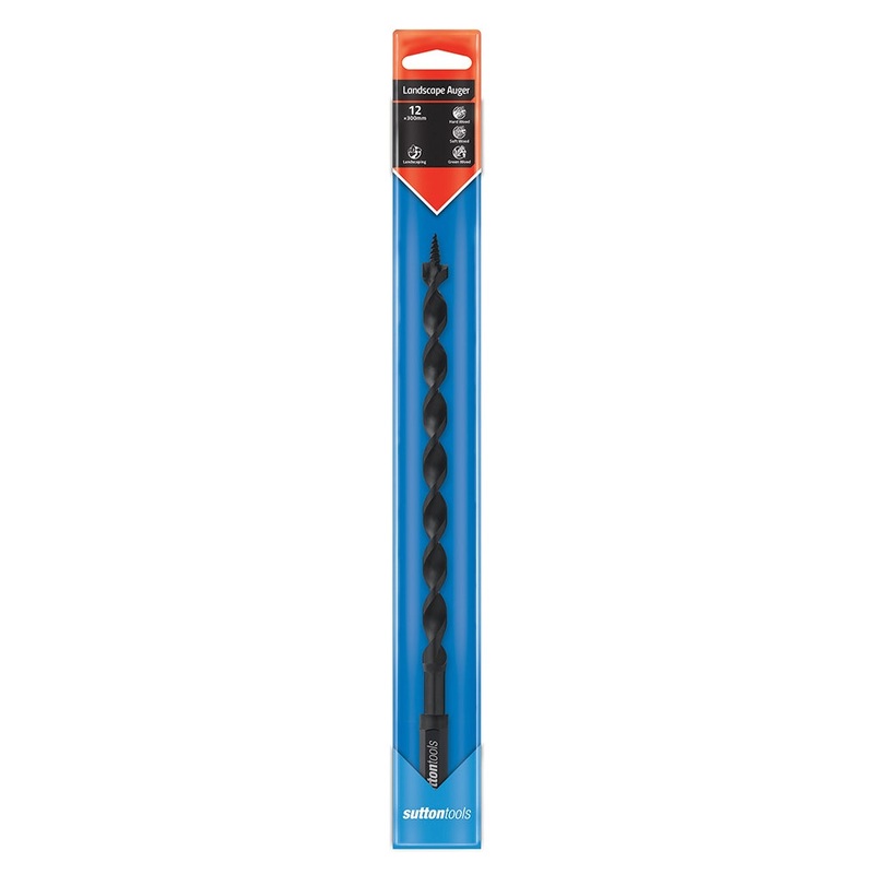 SUTTON 12x300mm 1/44-HX  Scotch-Pat Wood Auger Drill Bit D5181200