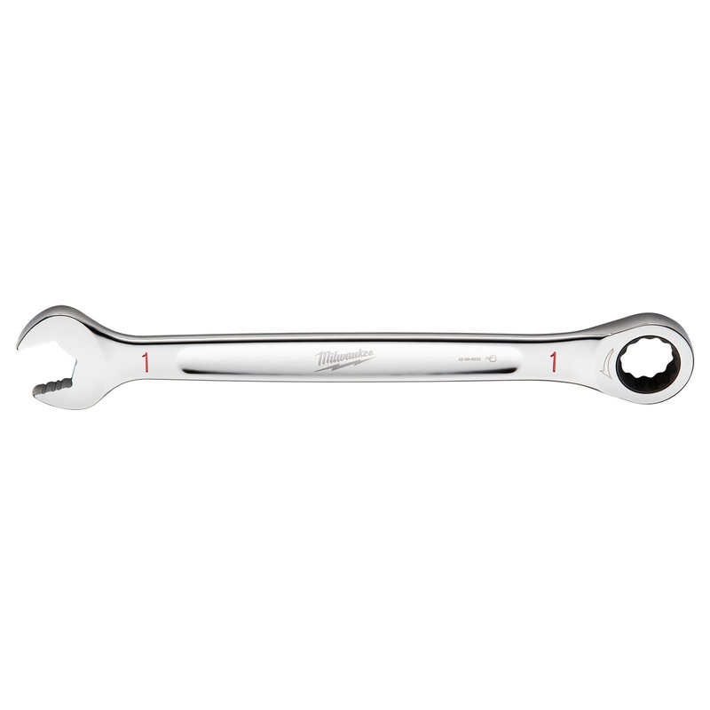 Milwaukee 1 SAE Ratcheting Combination Wrench 45969232