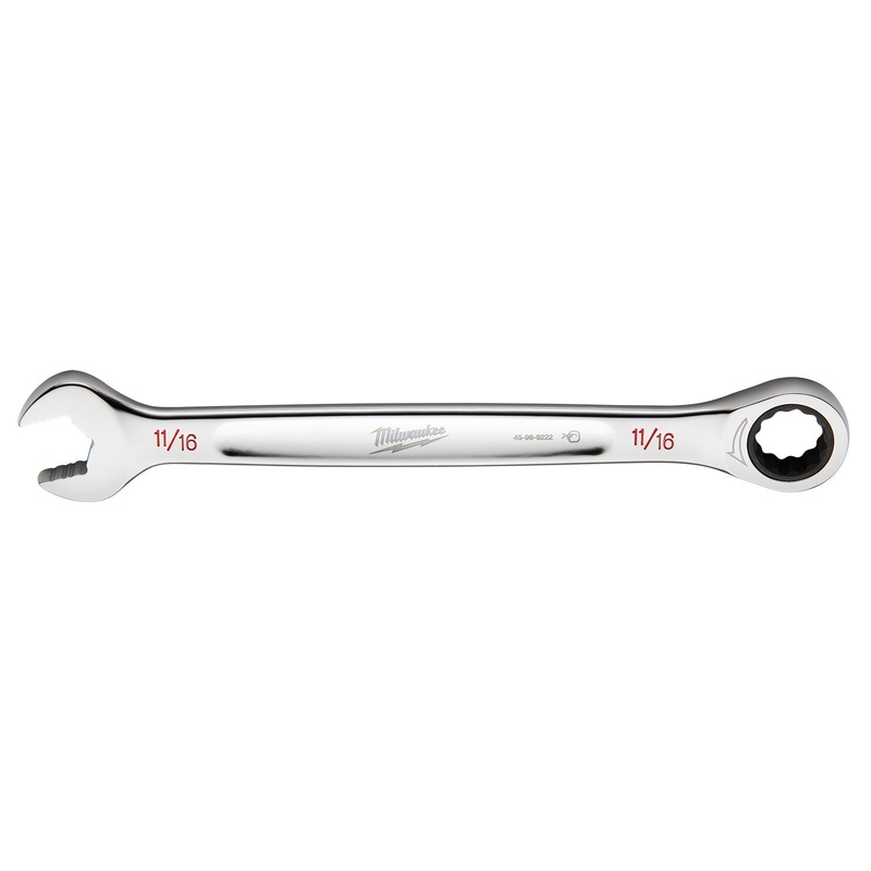 Milwaukee 11/16 SAE Ratcheting Combination Wrench 45969222