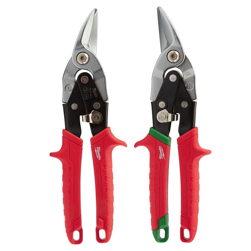 Milwaukee 2 Piece Offset Tin Snips Set 48224523