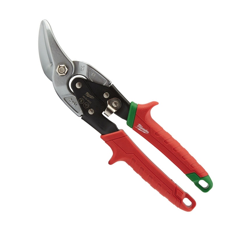 Milwaukee 250mm Right Cutting Offset Aviation Snips 48224522