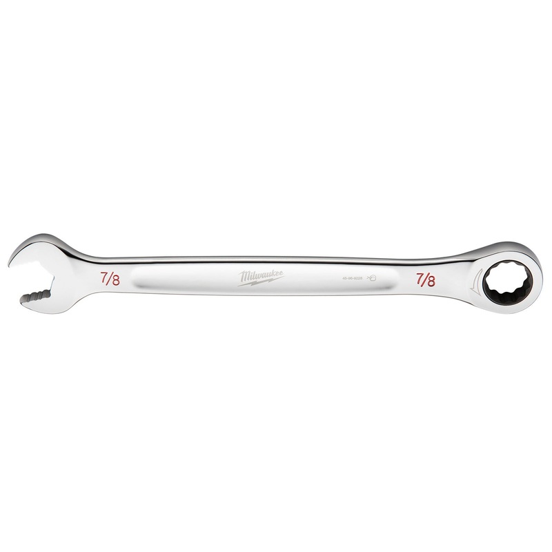 Milwaukee 7/8 SAE Ratcheting Combination Wrench 45969228