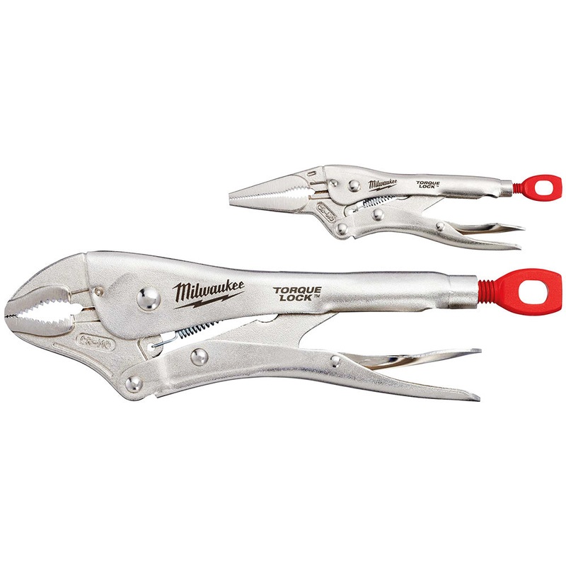 Milwaukee TORQUE LOCK 2 Pack of Locking Pliers Set 48223602