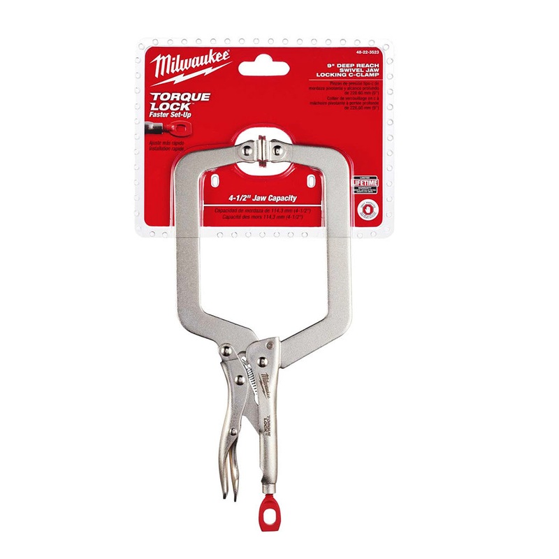 Milwaukee TORQUE LOCK 9 Deep Reach Swivel Jaw 48223523