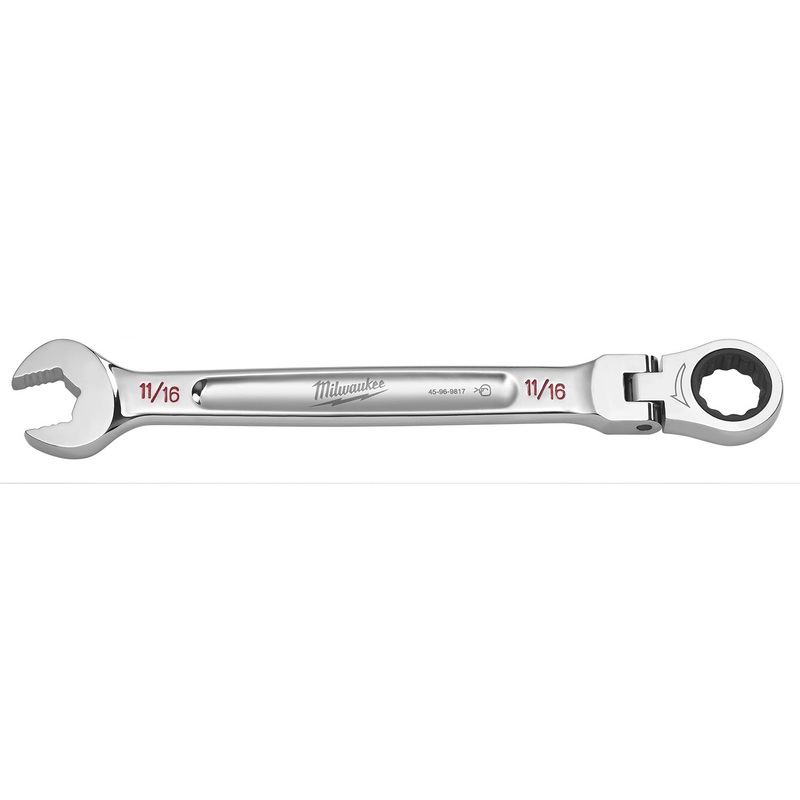 Milwaukee 11/16 Flex Head Combination Wrench 45969817