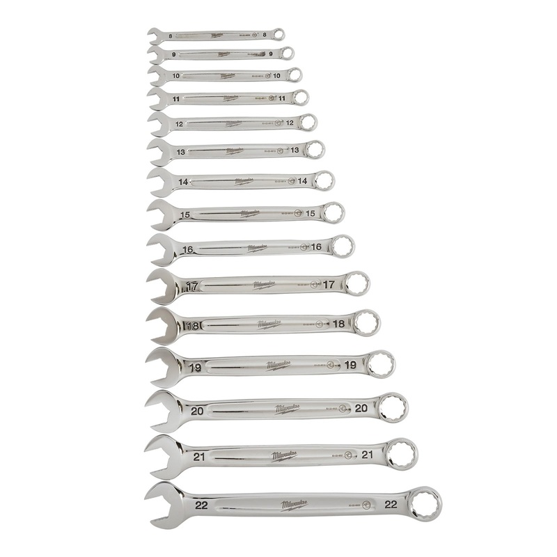 Milwaukee 15 Piece Combination Wrench Set – Metric 48229515